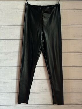 Joie High Rise Black Skinny Faux Leather pants